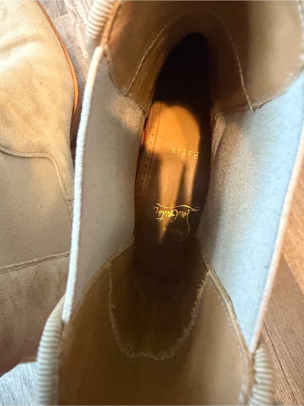 Suede Studded Accents Chelsea Boots - Picture 6 of 11